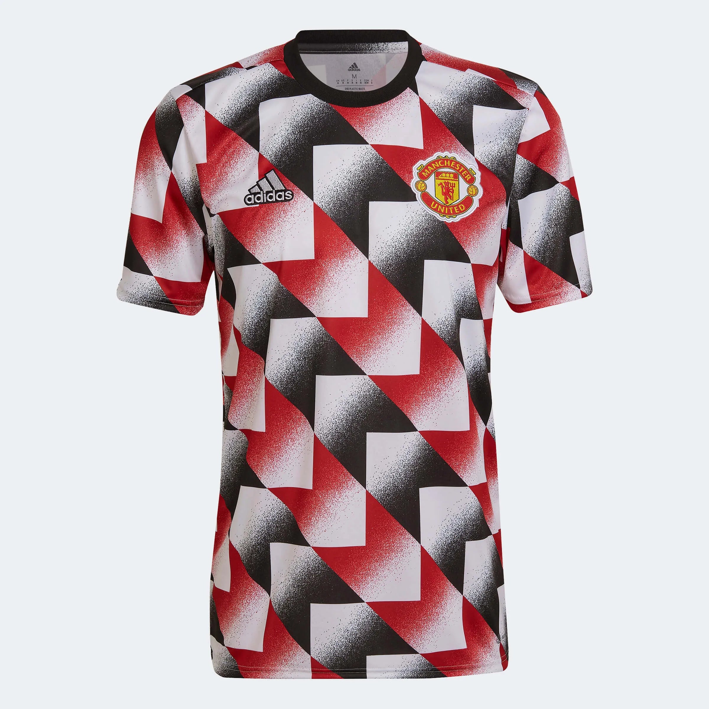 adidas 2022 23 Manchester United Pre Match Jersey White Red Black