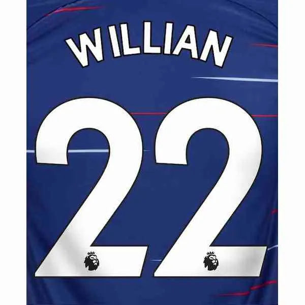 Chelsea soccer jersey 18-19 newest home vaporknit Willian Europa League