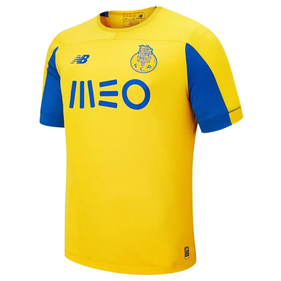 New Balance 2019 20 FC Porto Away Jersey Yellow Blue