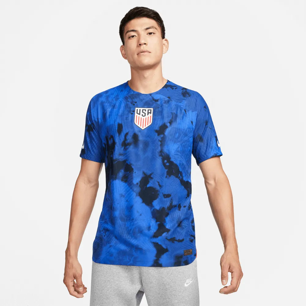 Nike 2022 23 USA Away Vapor Match Authentic Jersey Bright Blue