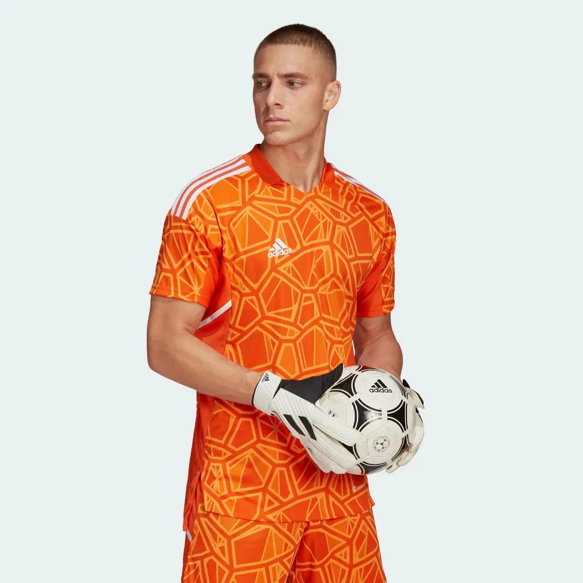 adidas Condivo 22 Goalkeeper Short Sleeve Jersey Orange