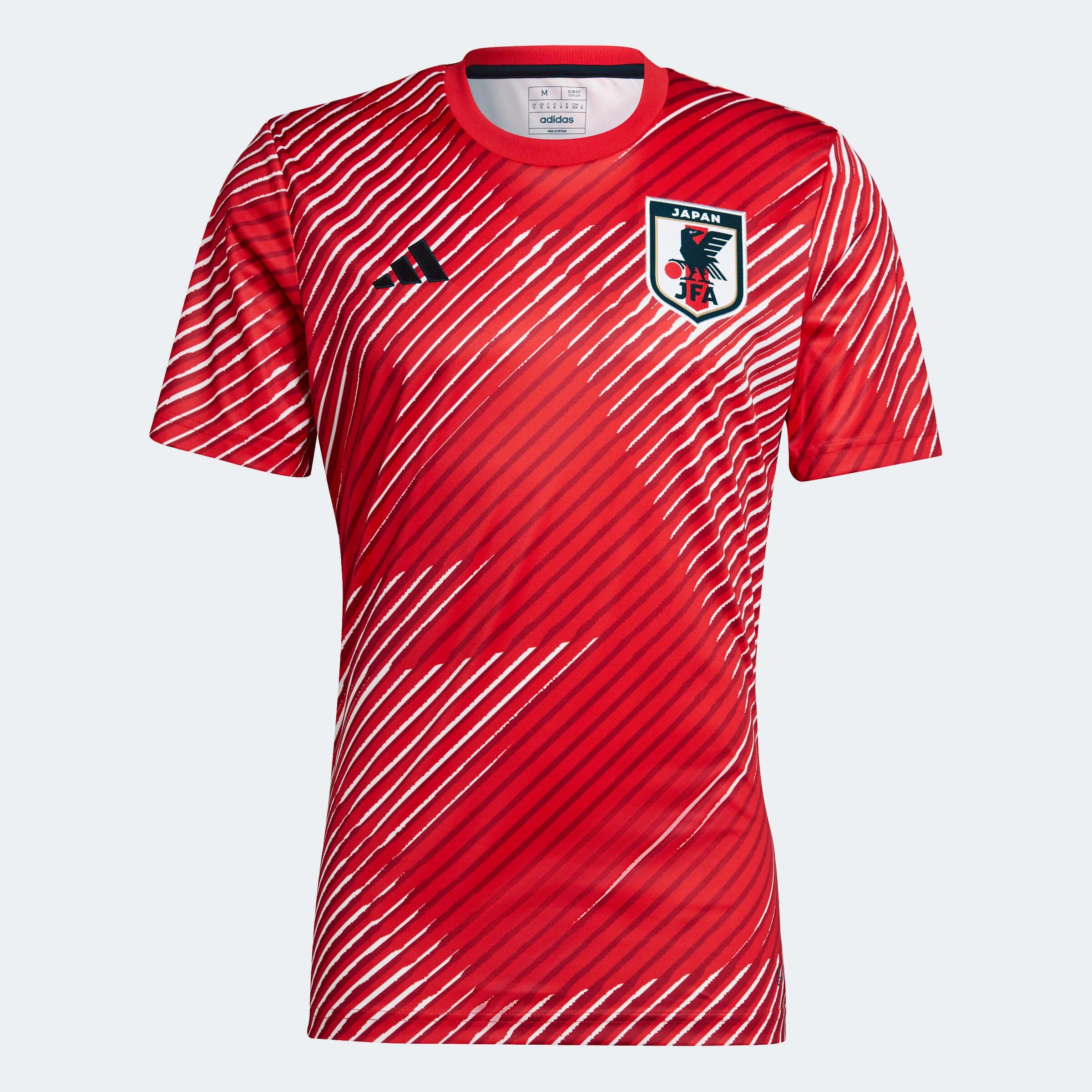 Adidas 2022 23 Japan Pre Match Jersey Red