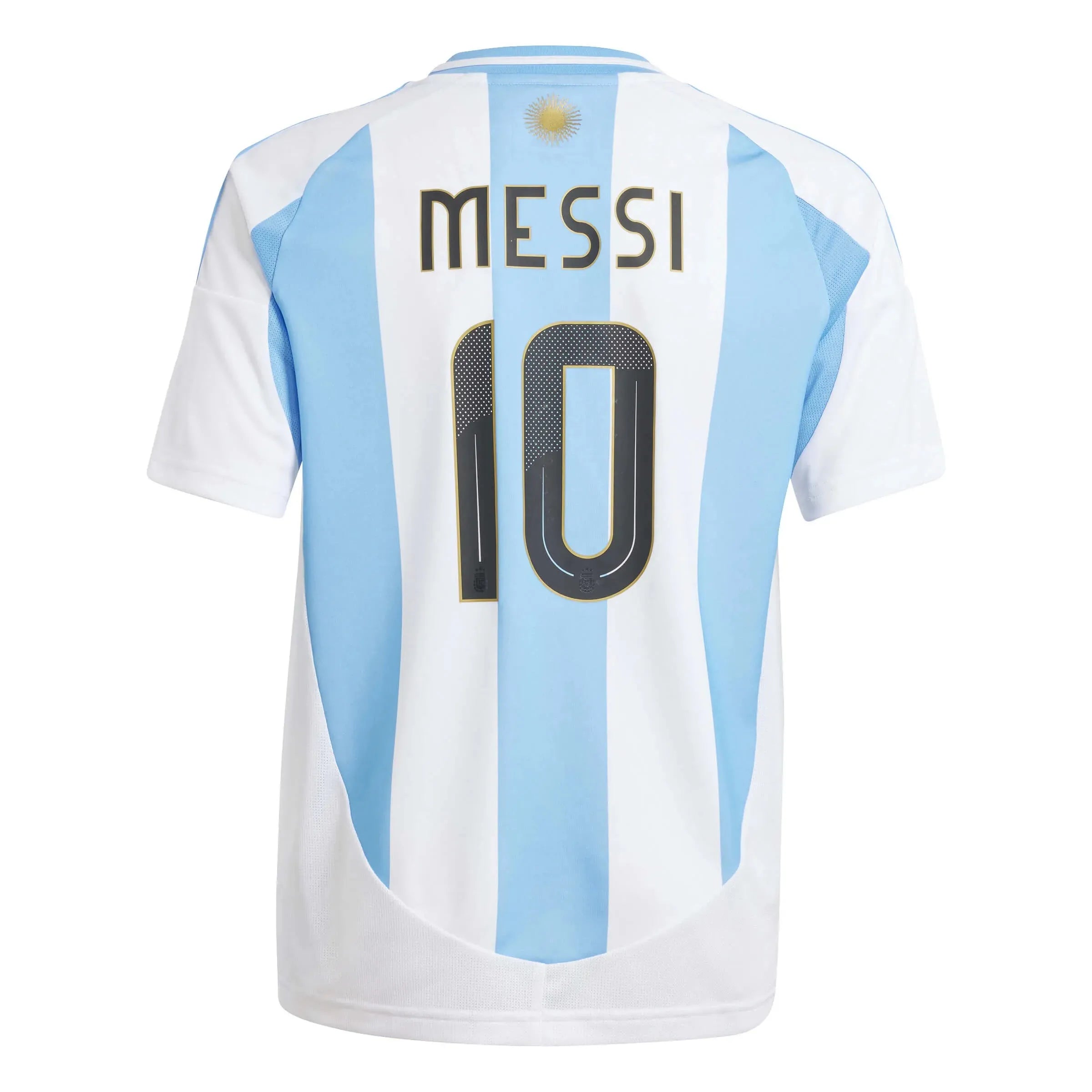 Messi shops Argentina soccer jersey