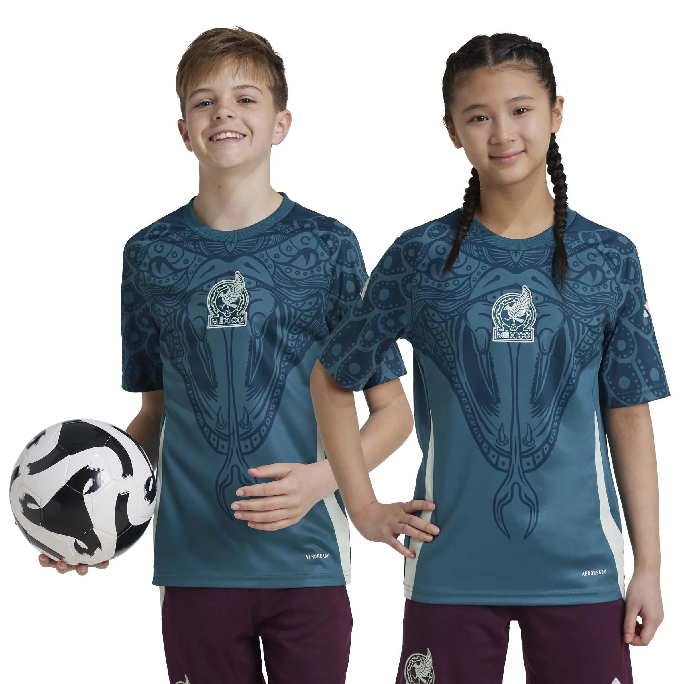 adidas 2024 25 Mexico Youth Pre Match Jersey