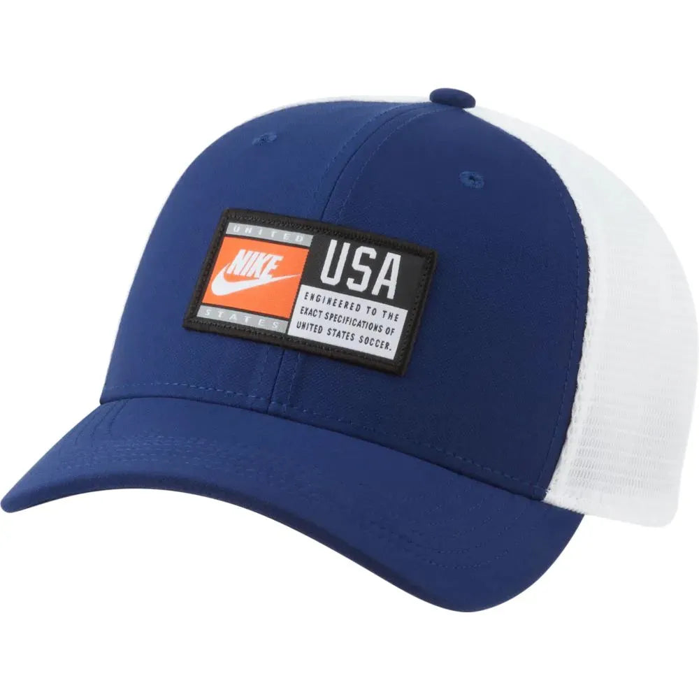 Nike USA Aero C99 Trucker Jocktag Hat Navy White