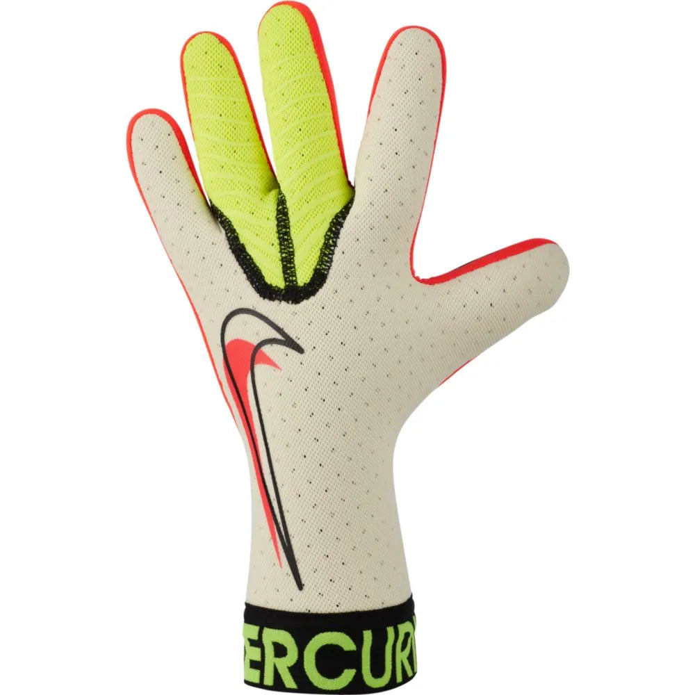 Nike Mercurial Touch Elite Goalkeeper Gloves White Volt Crimson