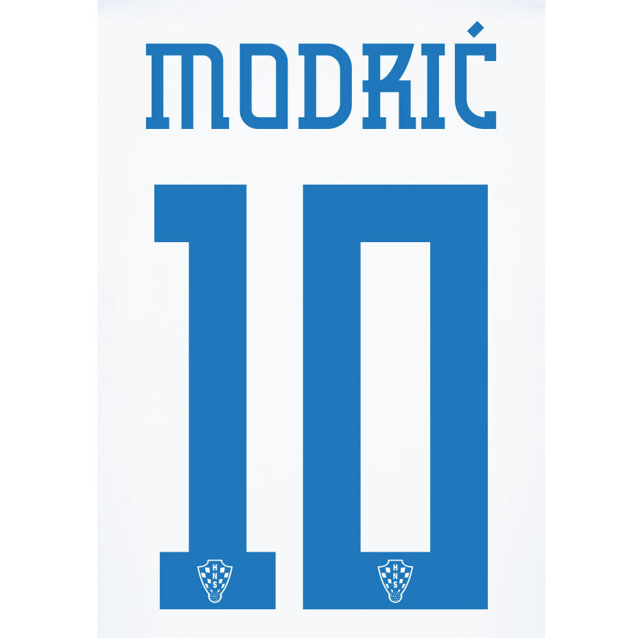 Croatia Jersey Custom MODRIĆ #10 Soccer Jersey Home 2022