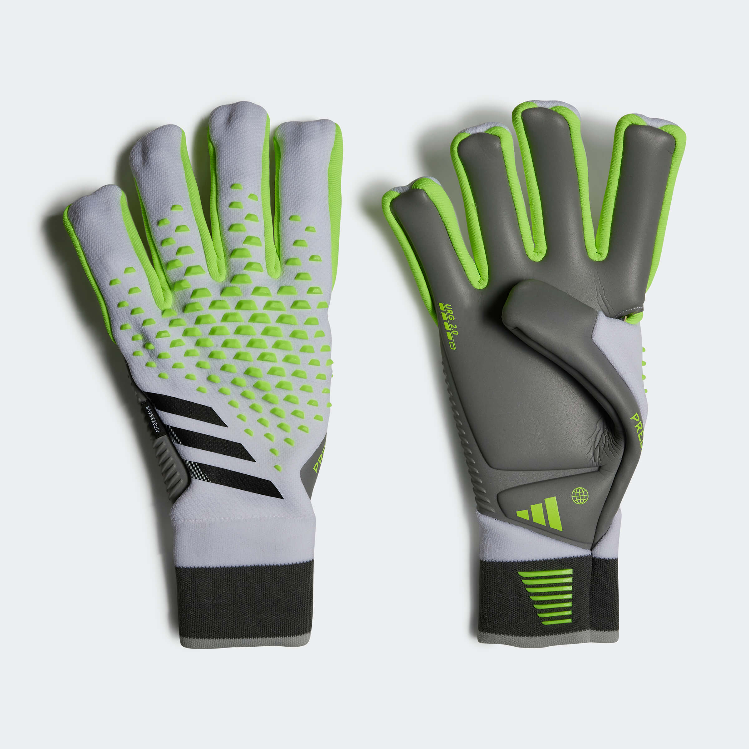 adidas Predator 20 Pro Fingersave Goalkeeper Gloves Green