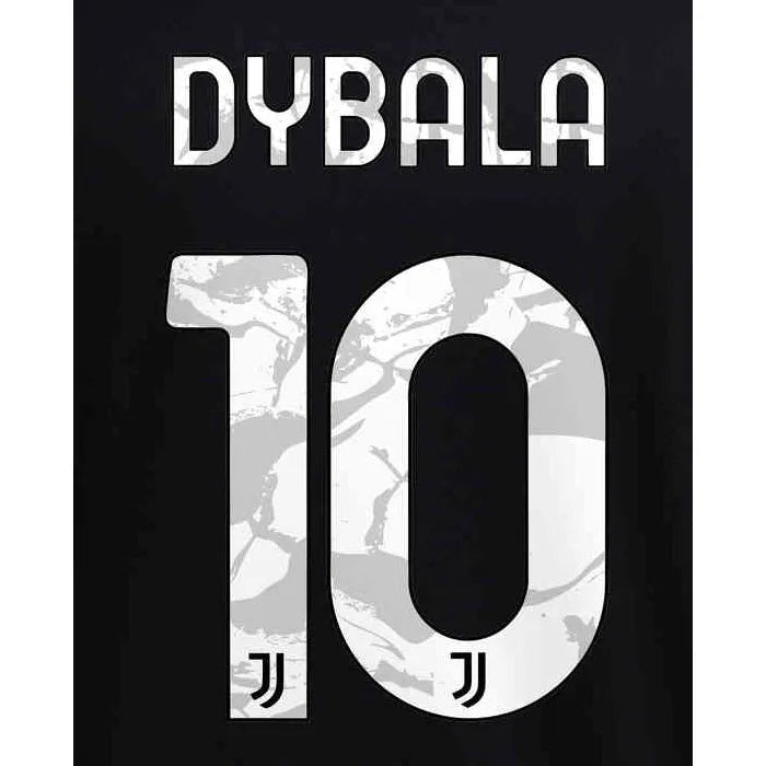 Juventus 2021 22 Away Dybala 10 Jersey Name Set