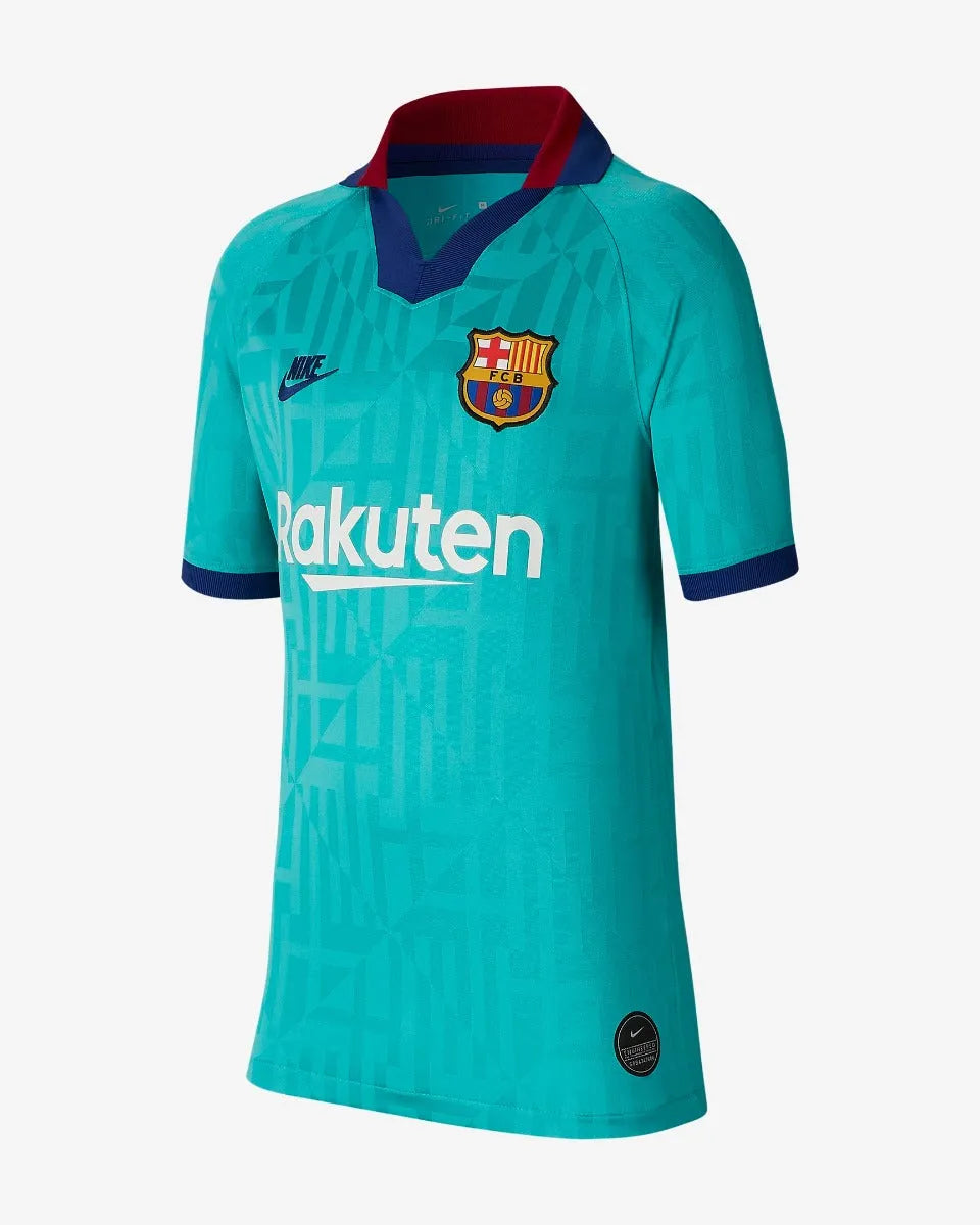 Nike 2019 20 FC Barcelona YOUTH Third Jersey Teal