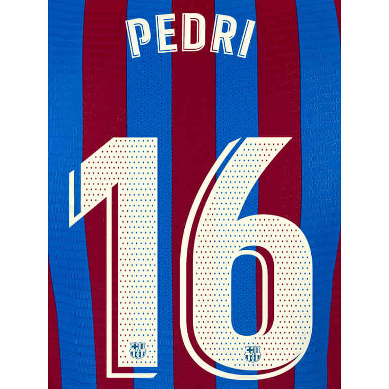 Fc Barcelona Pedri Tee Shirt: Customizable Shirt With Name 