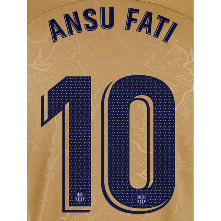 Ansu fati best sale away jersey