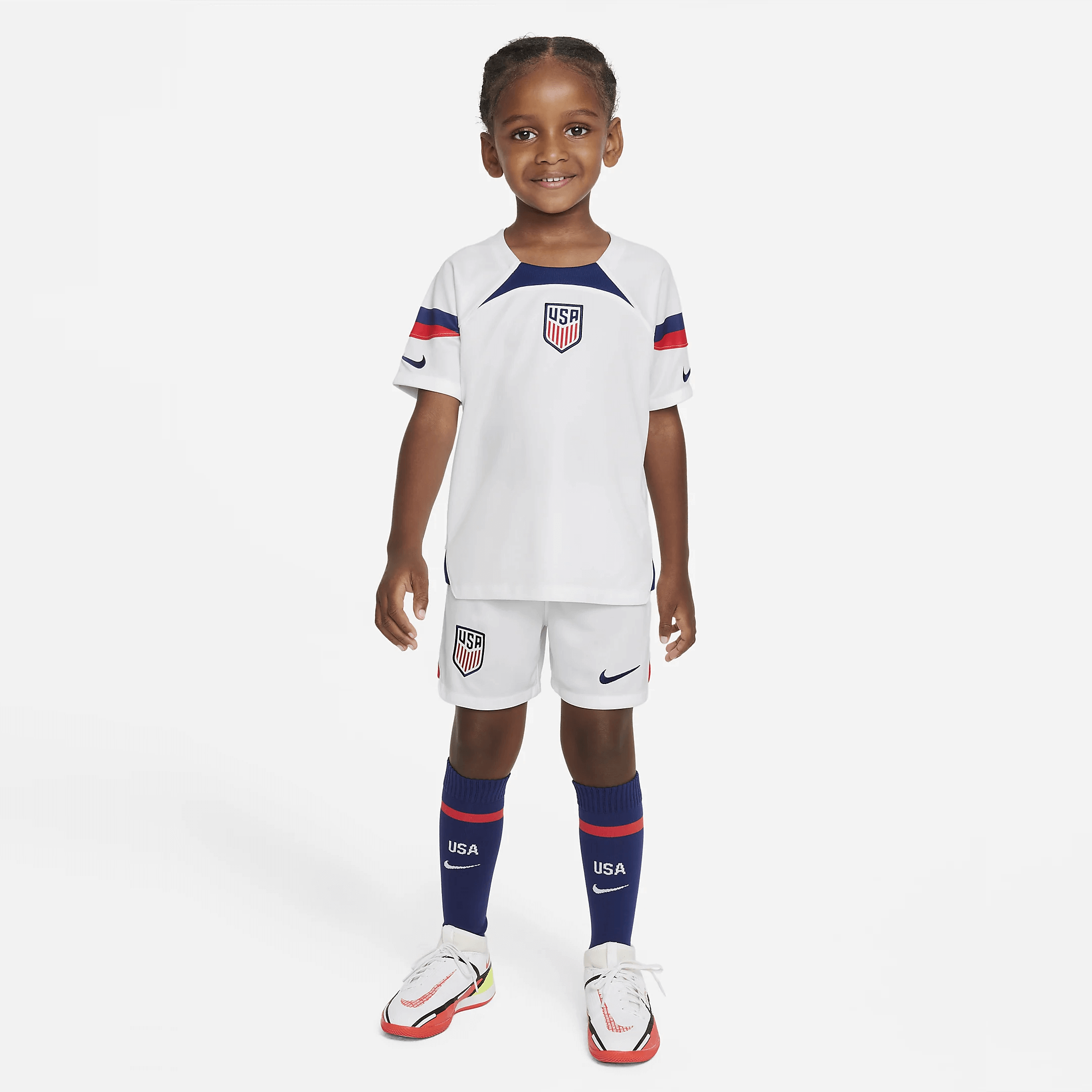 Nike USA 2022 Little Kids Home Kit YL
