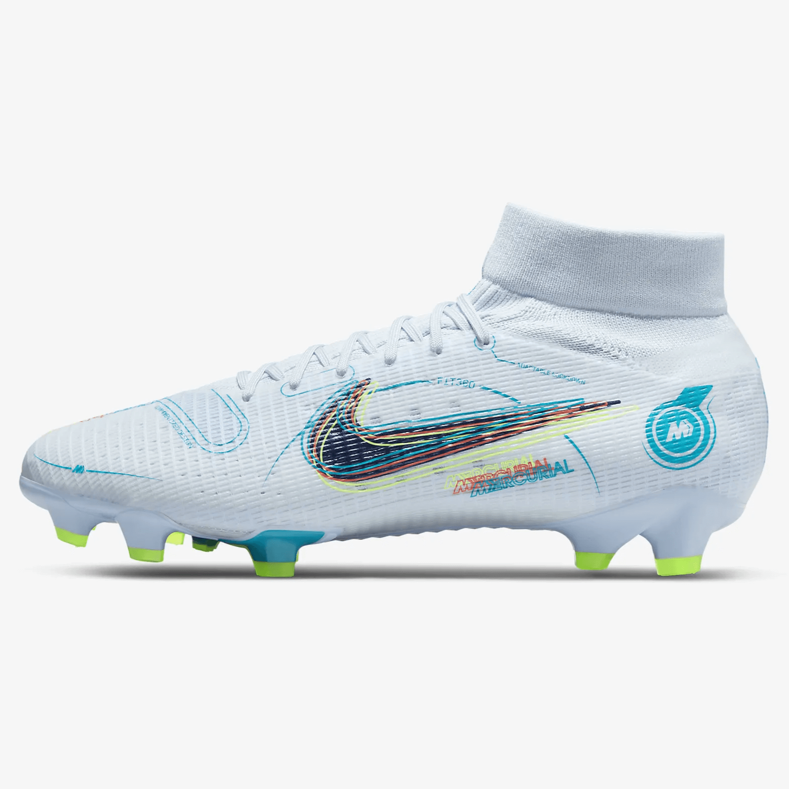 Nike Mercurial Superfly 8 Pro FG 'Grey Light Marine' - DJ2848-054