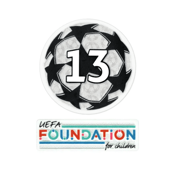 UEFA 21/22 Real Madrid Champion League Patch Set (Foundation Patch Inc