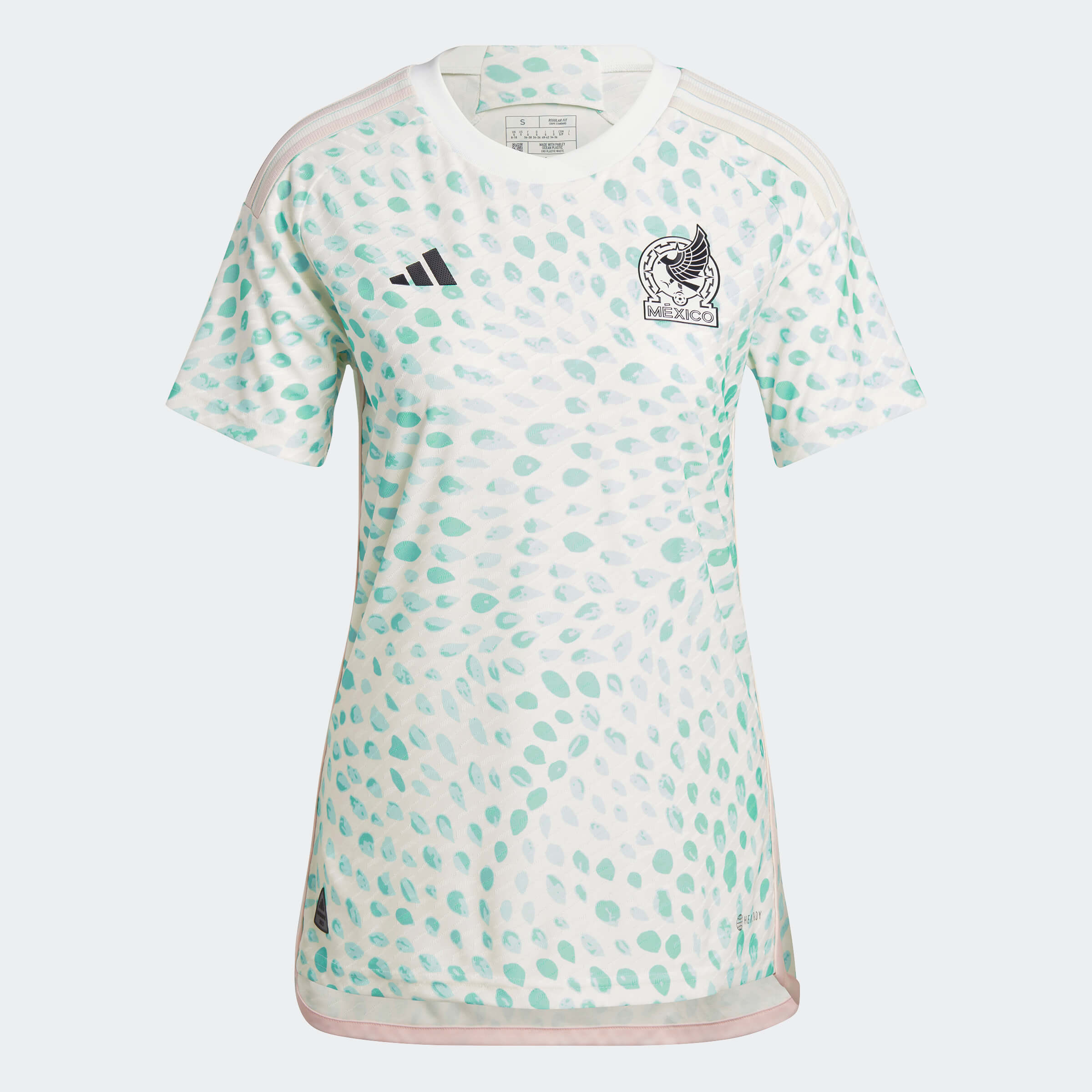 adidas 2023-24 Mexico Authentic Women's Away Jersey - Core White