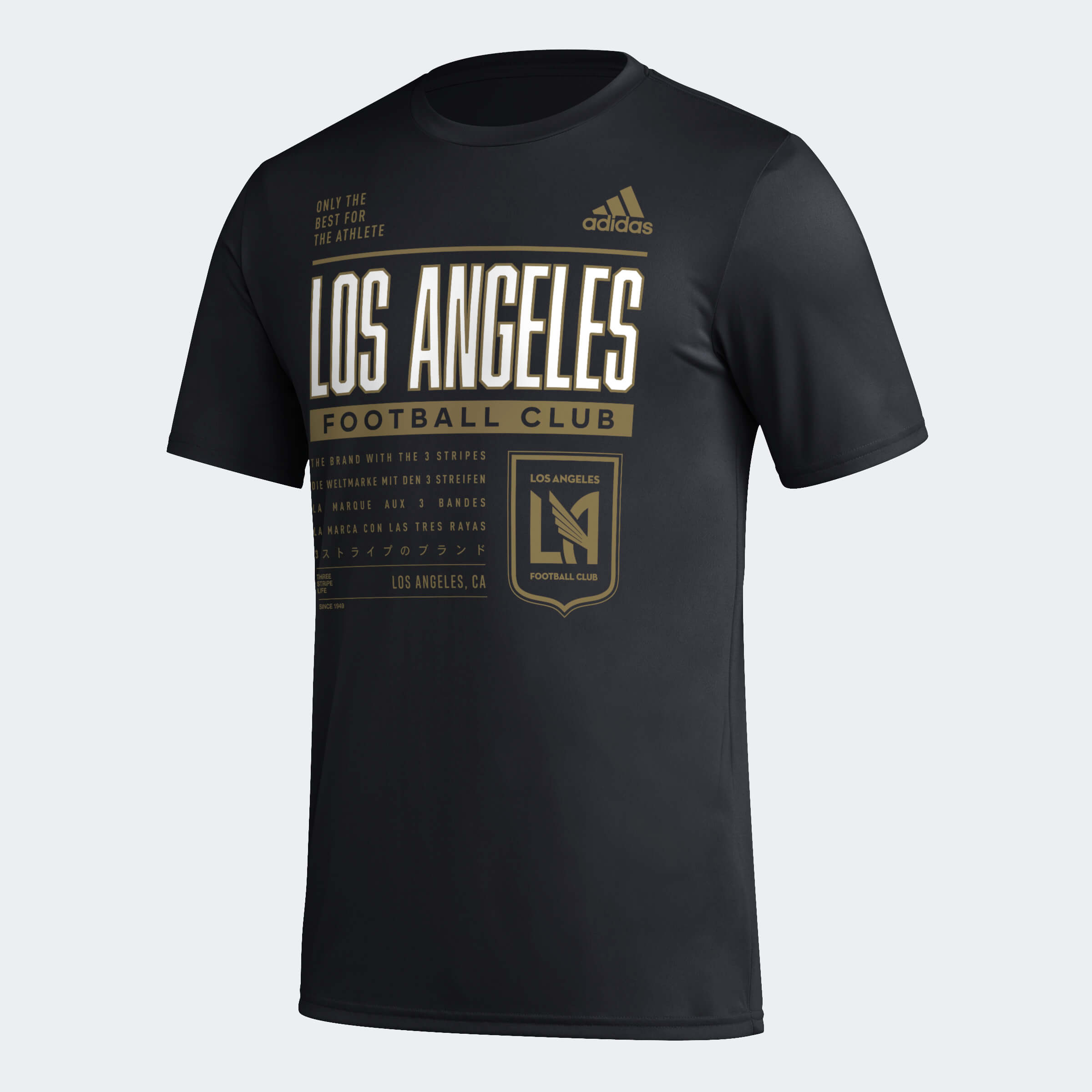 adidas 2023 LAFC LS Pre-Game Tee - Grey