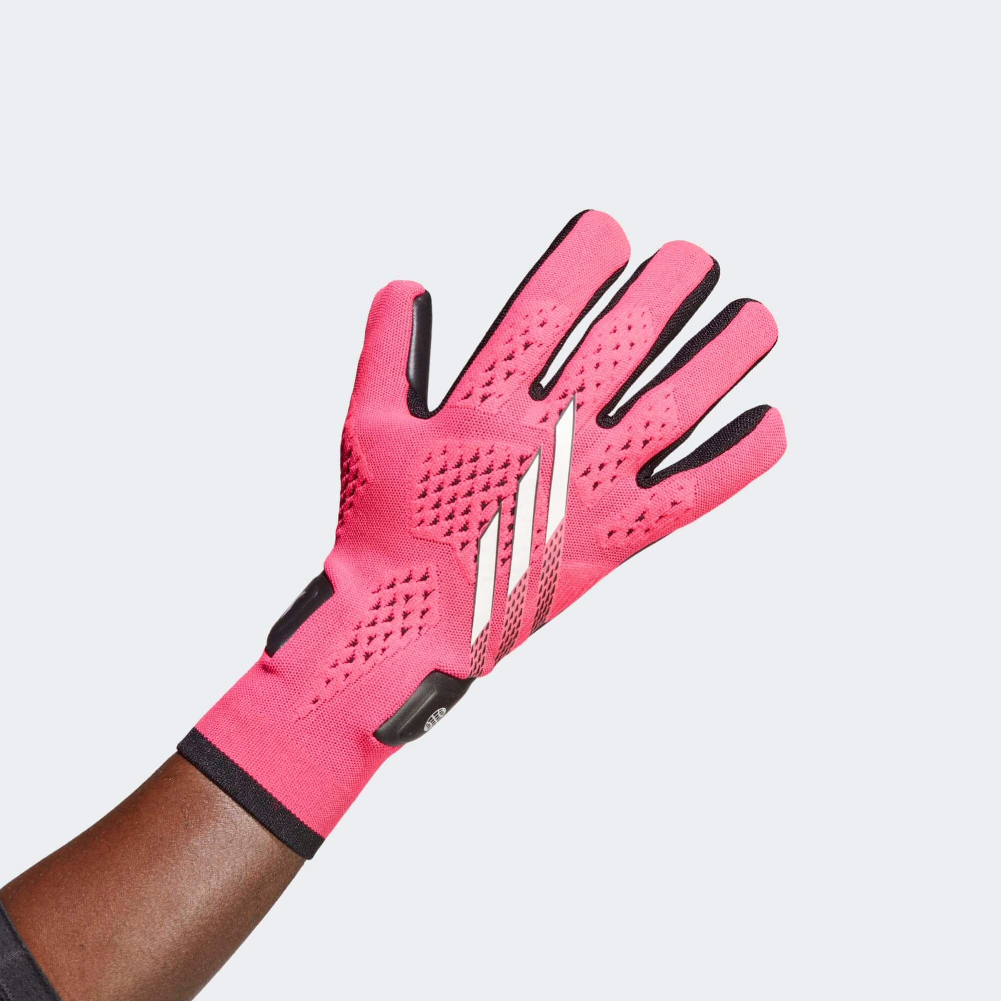 adidas Predator Pro Fingersave Goalkeeper Gloves - Black/White/Pink - Soccer  Shop USA