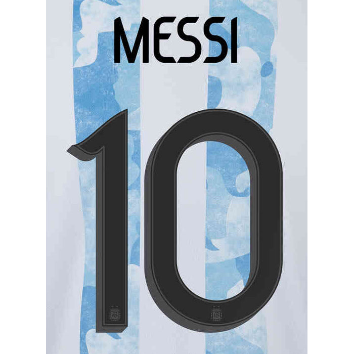 Argentina 22 Away Jersey with Messi Nameset, Men's Fashion