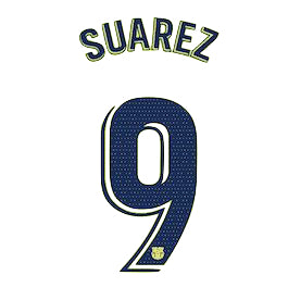 Uruguay 2018 Home L. Suarez #9 Jersey Name Set