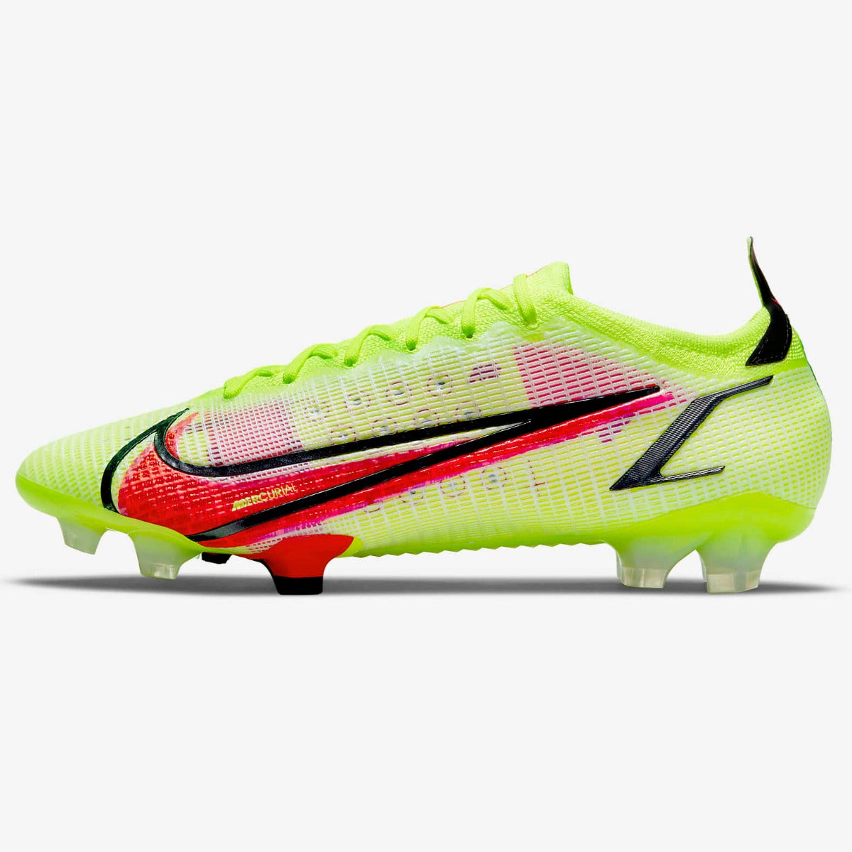  Nike Men's Mercurial Vapor 14 Pro FG Yellow, Yellow Volt  Bright Crimson Black, 9.5 UK