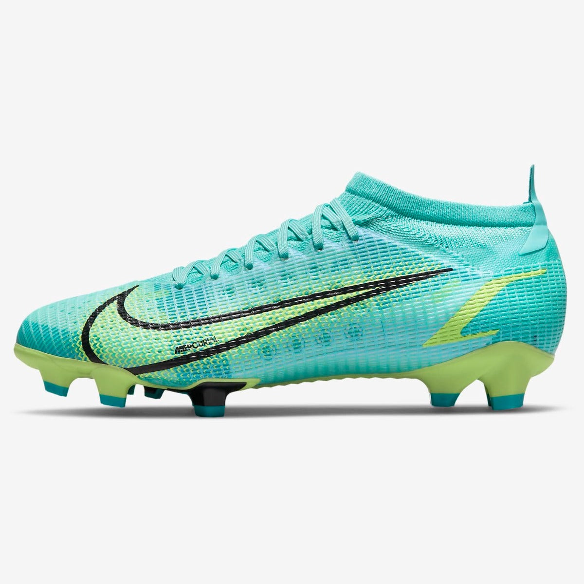 Nike Mercurial Vapor 14 Elite AG PRO Cleats Dynamic Turq Lime Glow