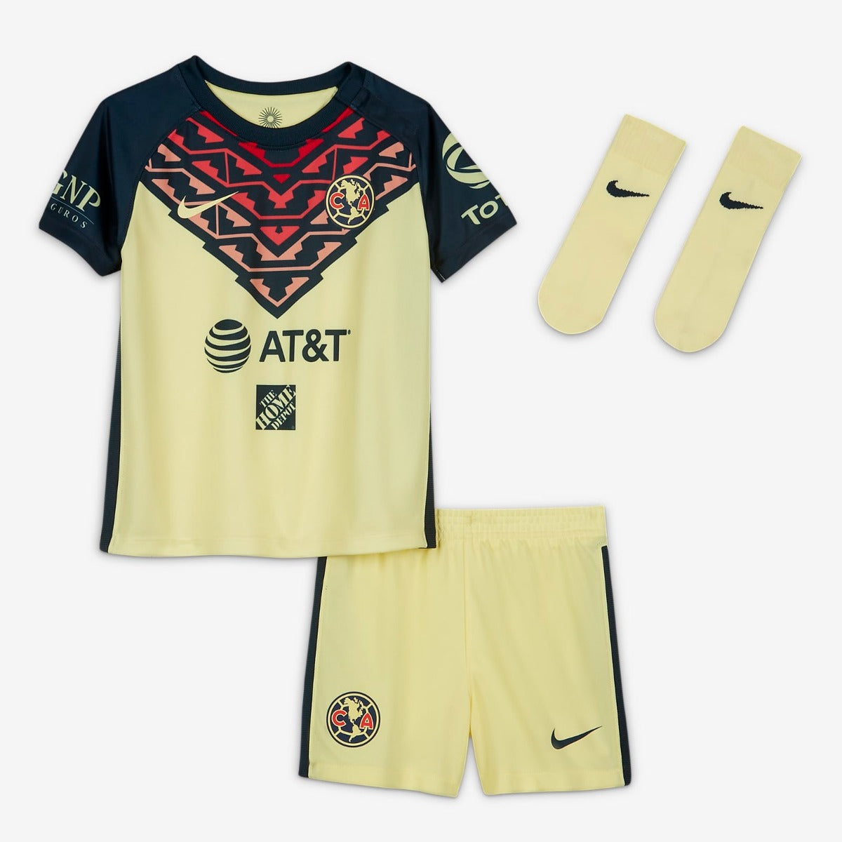 Club America Third Away Jersey Kit 2021/22 Kids(Jersey+Shorts