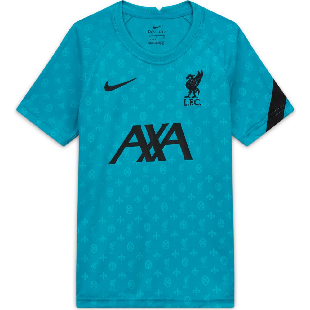 Nike 2020-21 Liverpool YOUTH Pre-Match Jersey - Turquoise