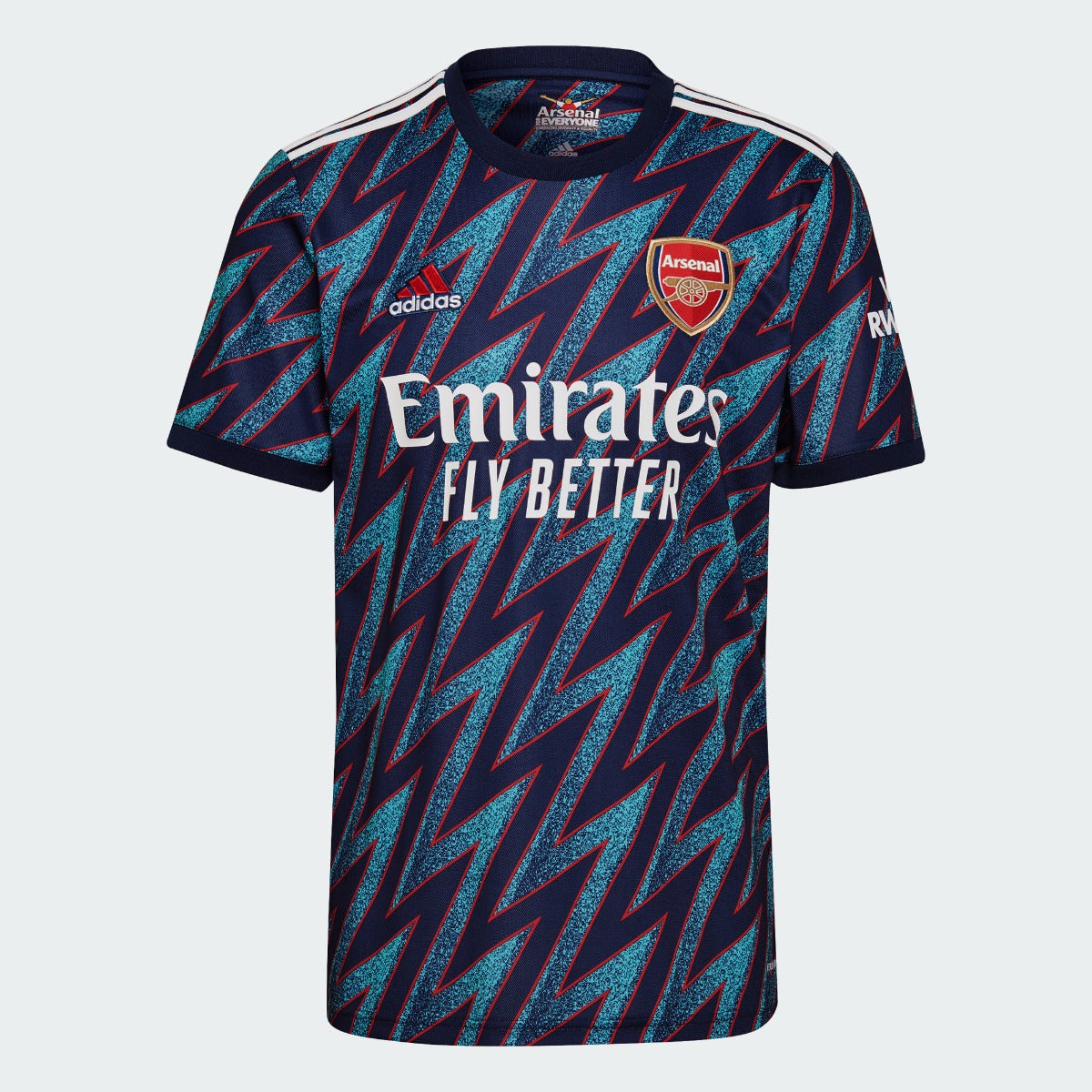 Adidas 2021-22 Arsenal Third Jersey - Mystery Blue