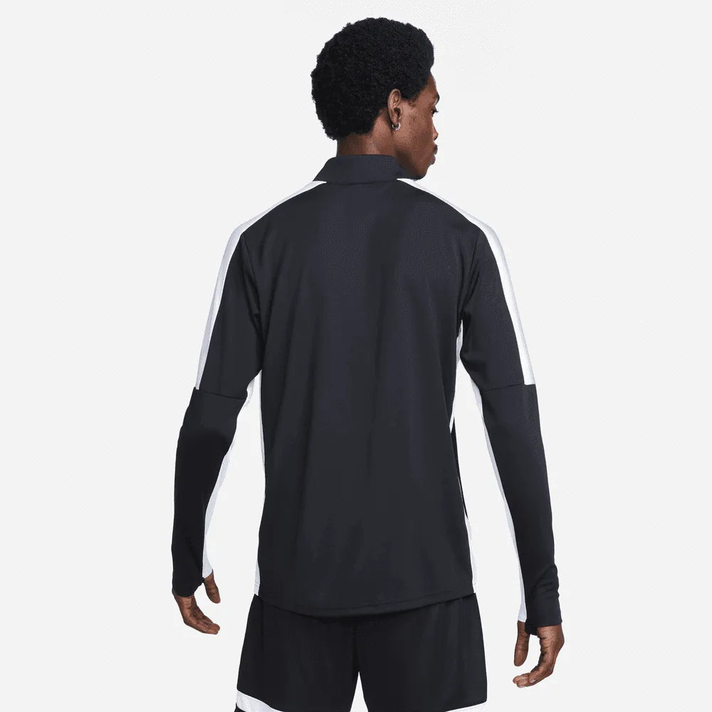 Nike Men's Academy 23 Drill Top Black (Model - Back)