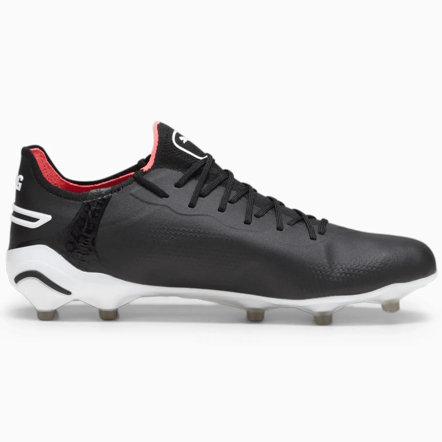 Puma King Ultimate FG - AG - Eclipse Pack Puma Black-Puma White-Fire Orchid (FA23) (Side 2)