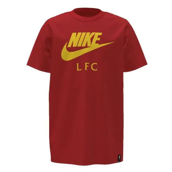 Nike 2021-22 Liverpool Youth Future Club Tee - Rush Red (Front)