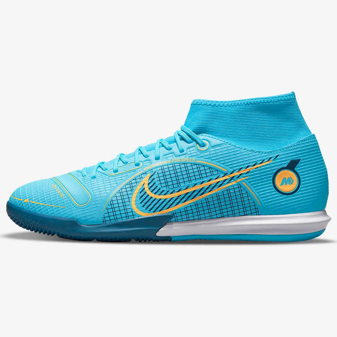 Nike Superfly 8 Academy IC - Chlorine Blue-Laser Orange (Side 1)