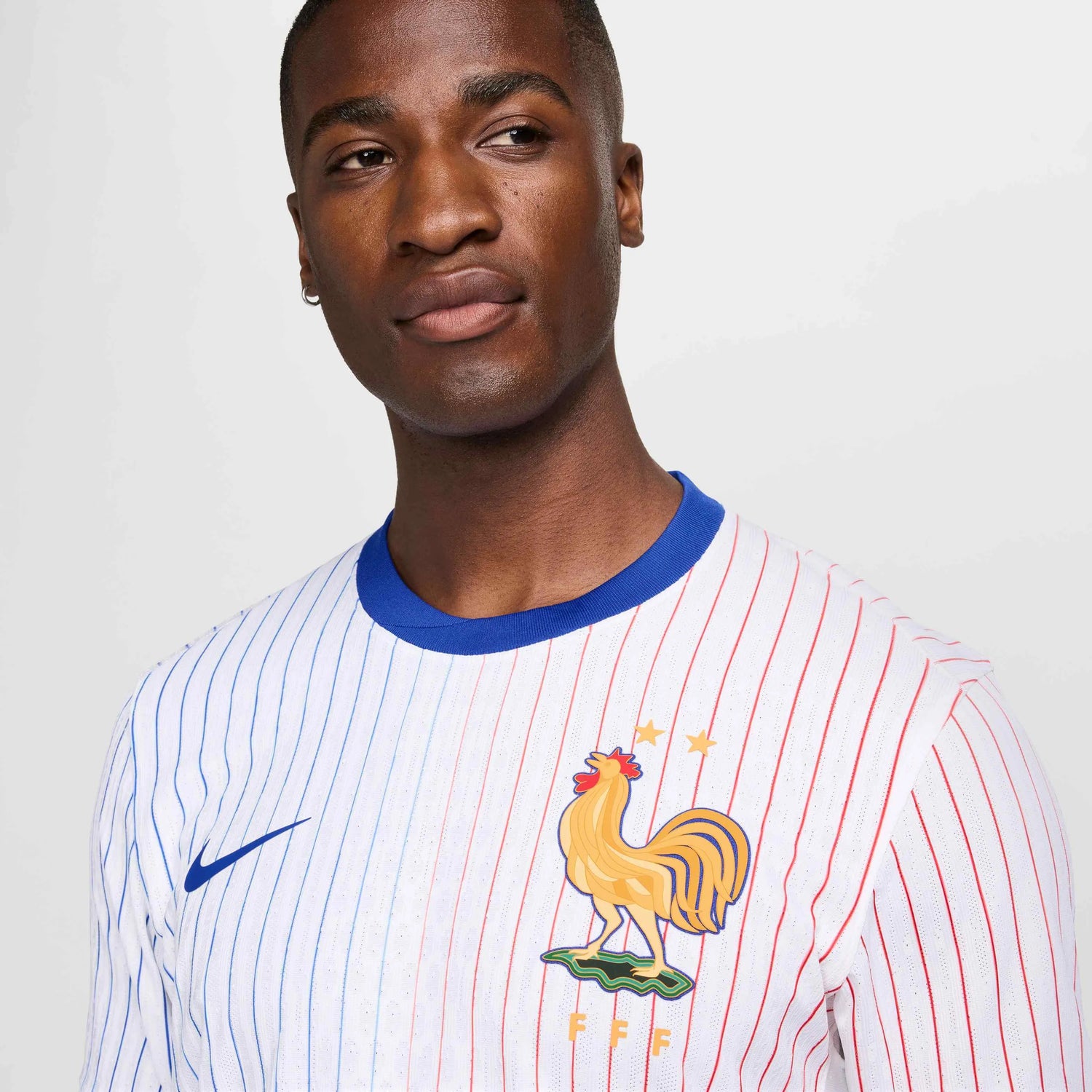 Nike 2024-25 France Men's Authentic Away Jersey (Detail 1)