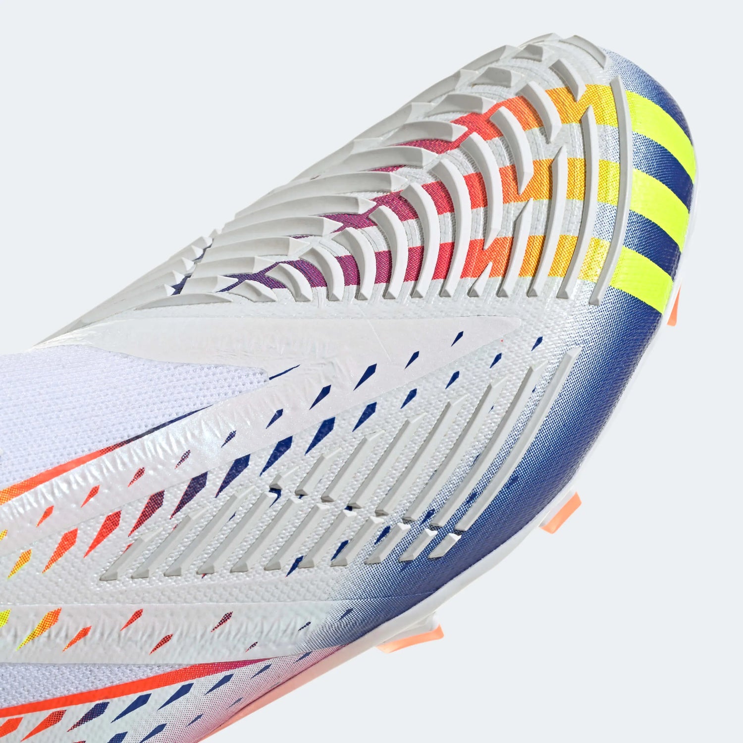 adidas Jr Predator Edge+ FG J - White-Yellow-Blue (Detail 1)