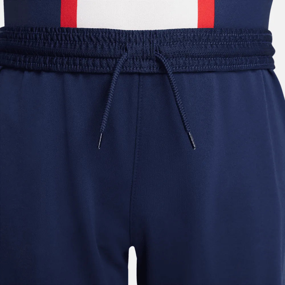 Nike 2022-23 PSG Youth Stadium Home Shorts - Navy-White (Detail 1)