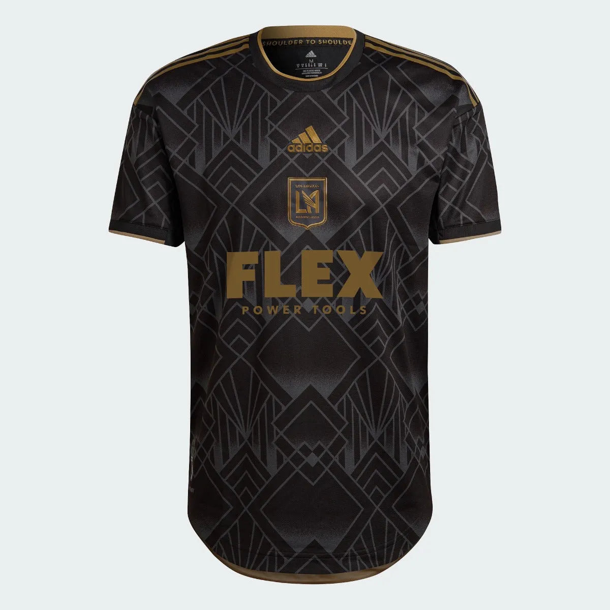 adidas 2022-23 LAFC Authentic Home Jersey - Black-Gold