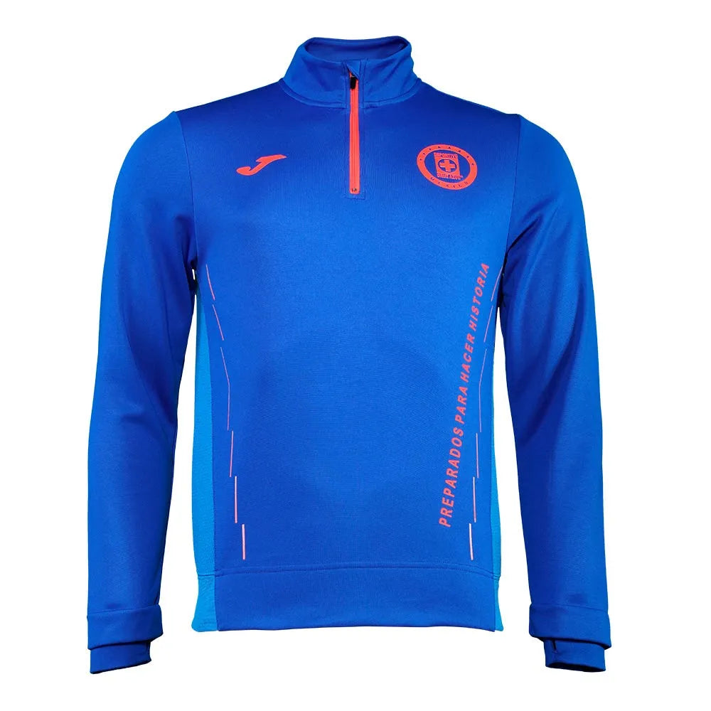 Joma 2021-22 Cruz Azul Sweatshirt - Royal (Front)