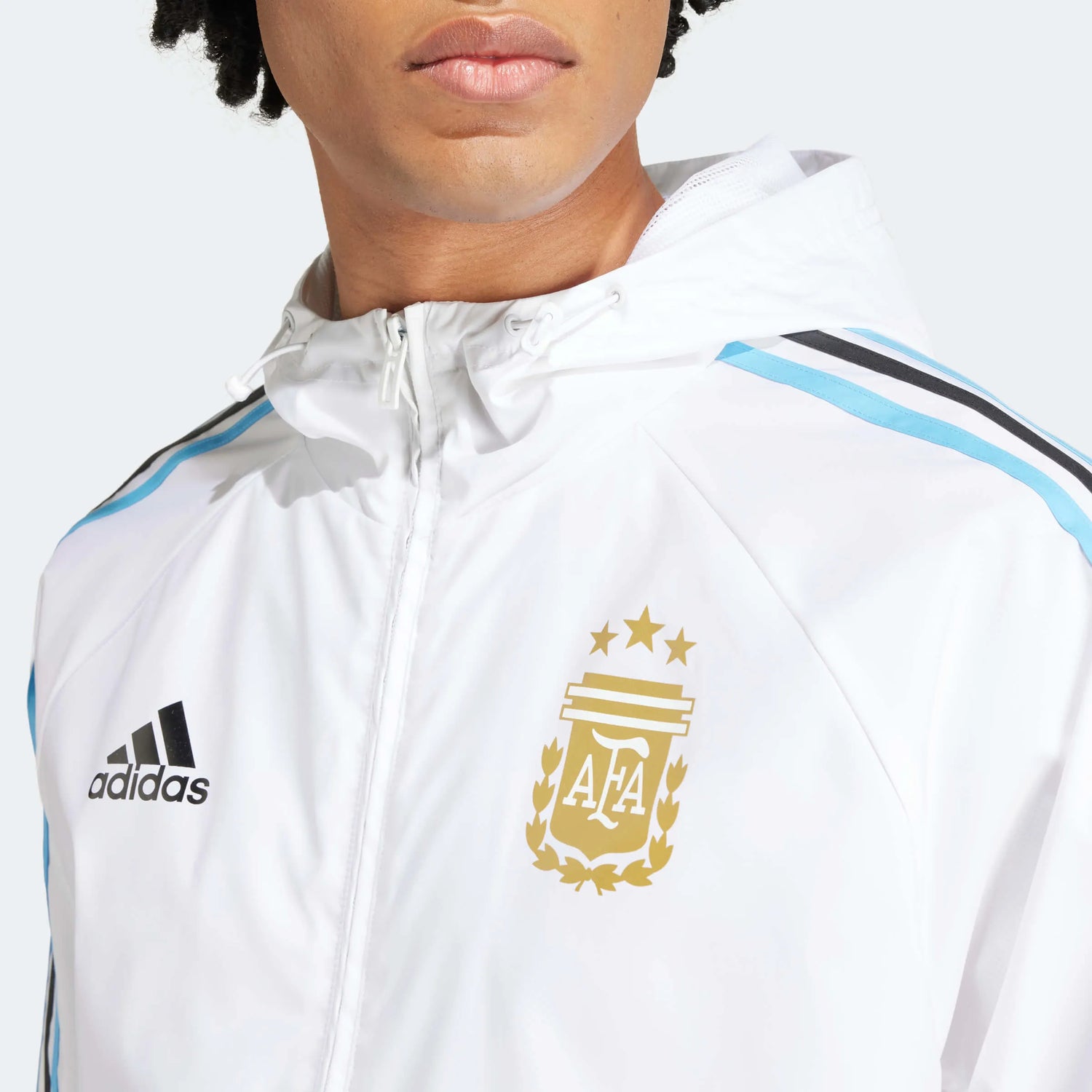 adidas 2024-25 Argentina Men's DNA Windbreaker (Detail 1)