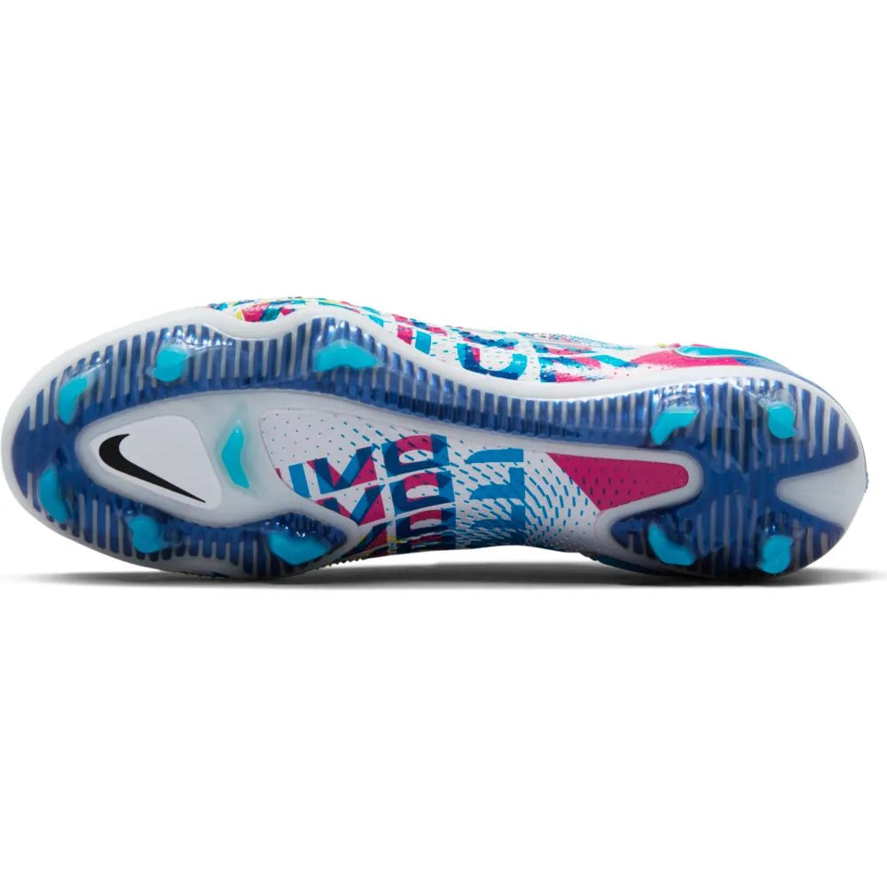 Nike Phantom GT Elite 3D FG - White-Blue-Pink-Yellow (Bottom)