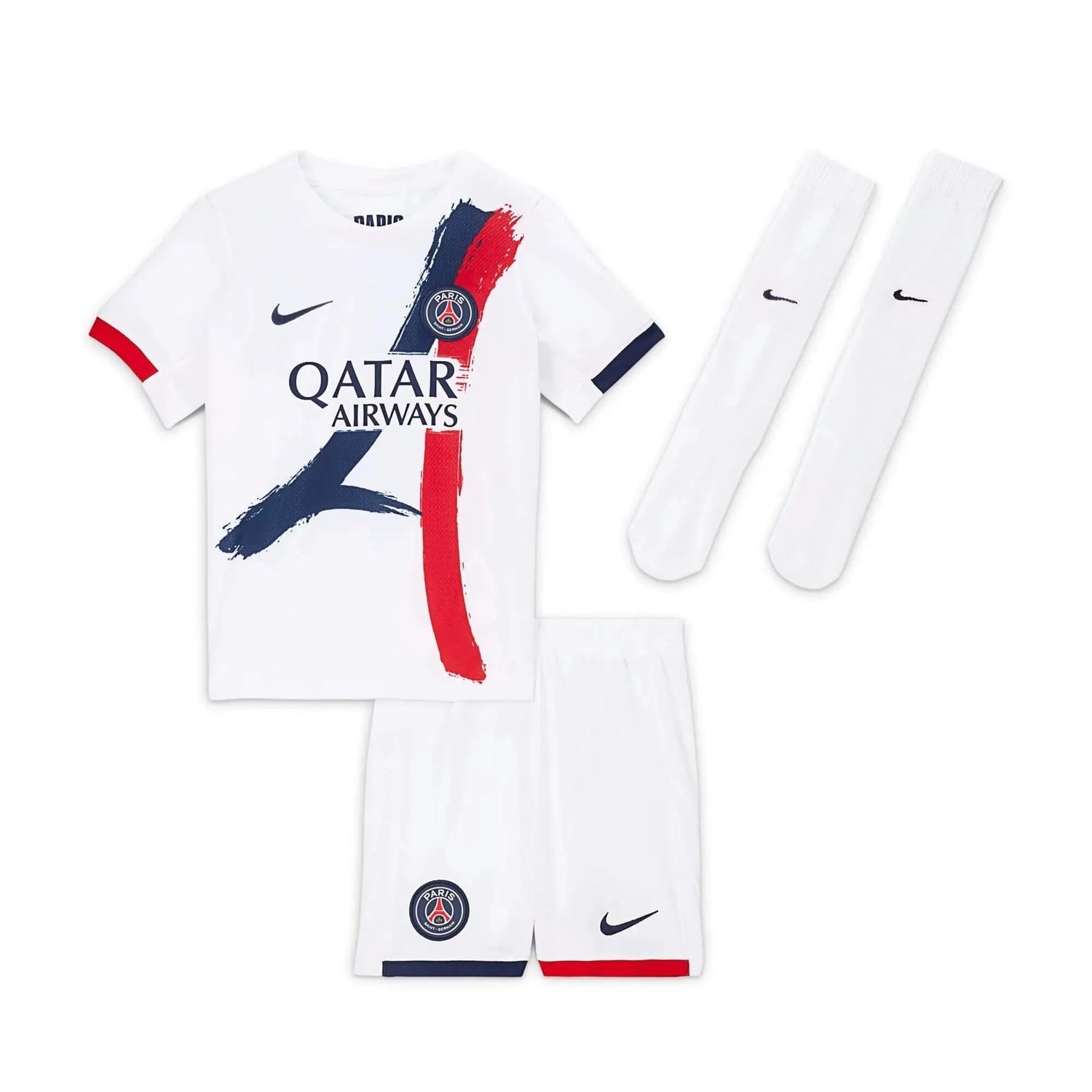 Nike 2024 25 PSG Youth Stadium Away Jersey 3 Piece Kit