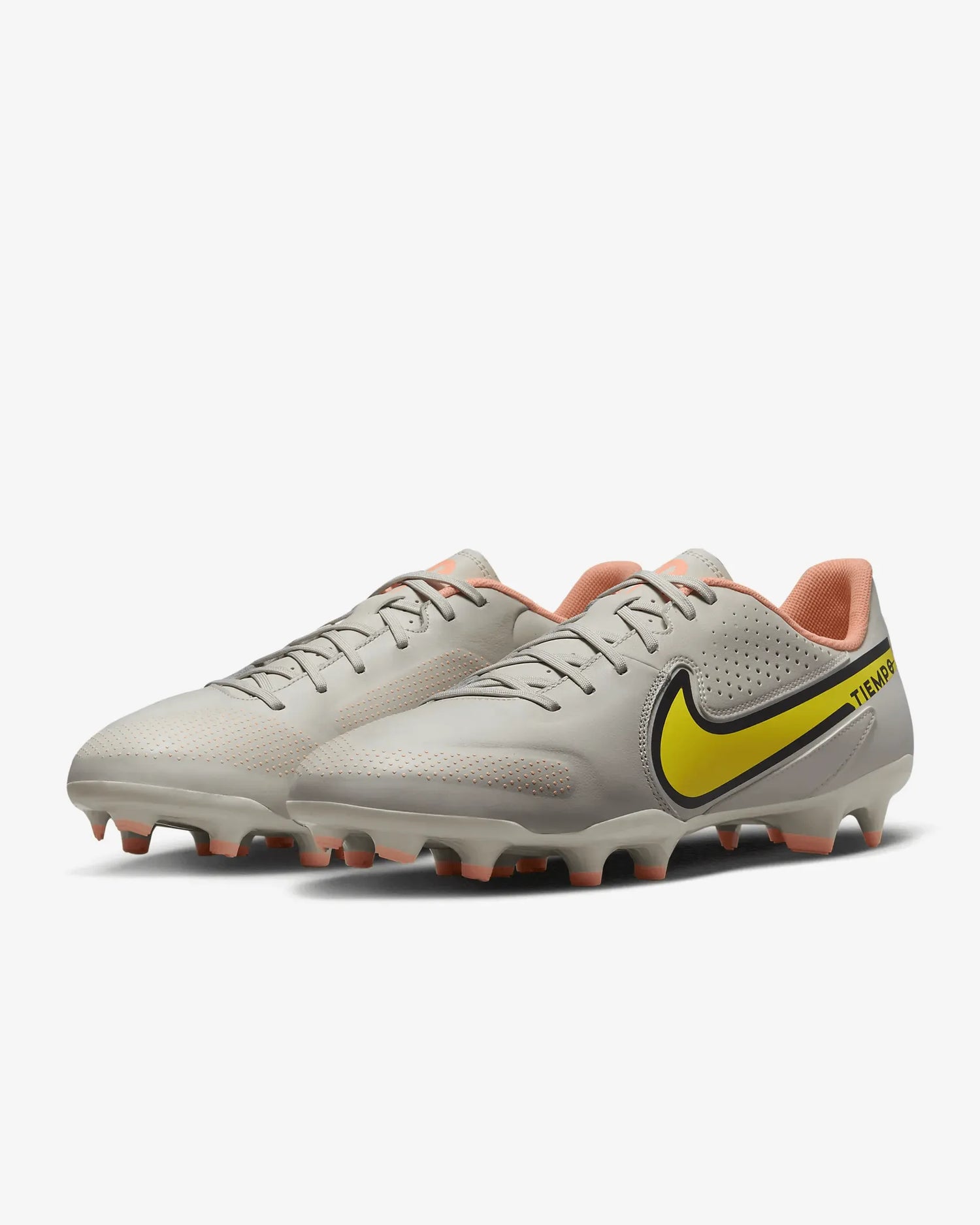 Nike Legend 9 Academy FG-MG - Phantom-Yellow Strike (Pair - Diagonal)