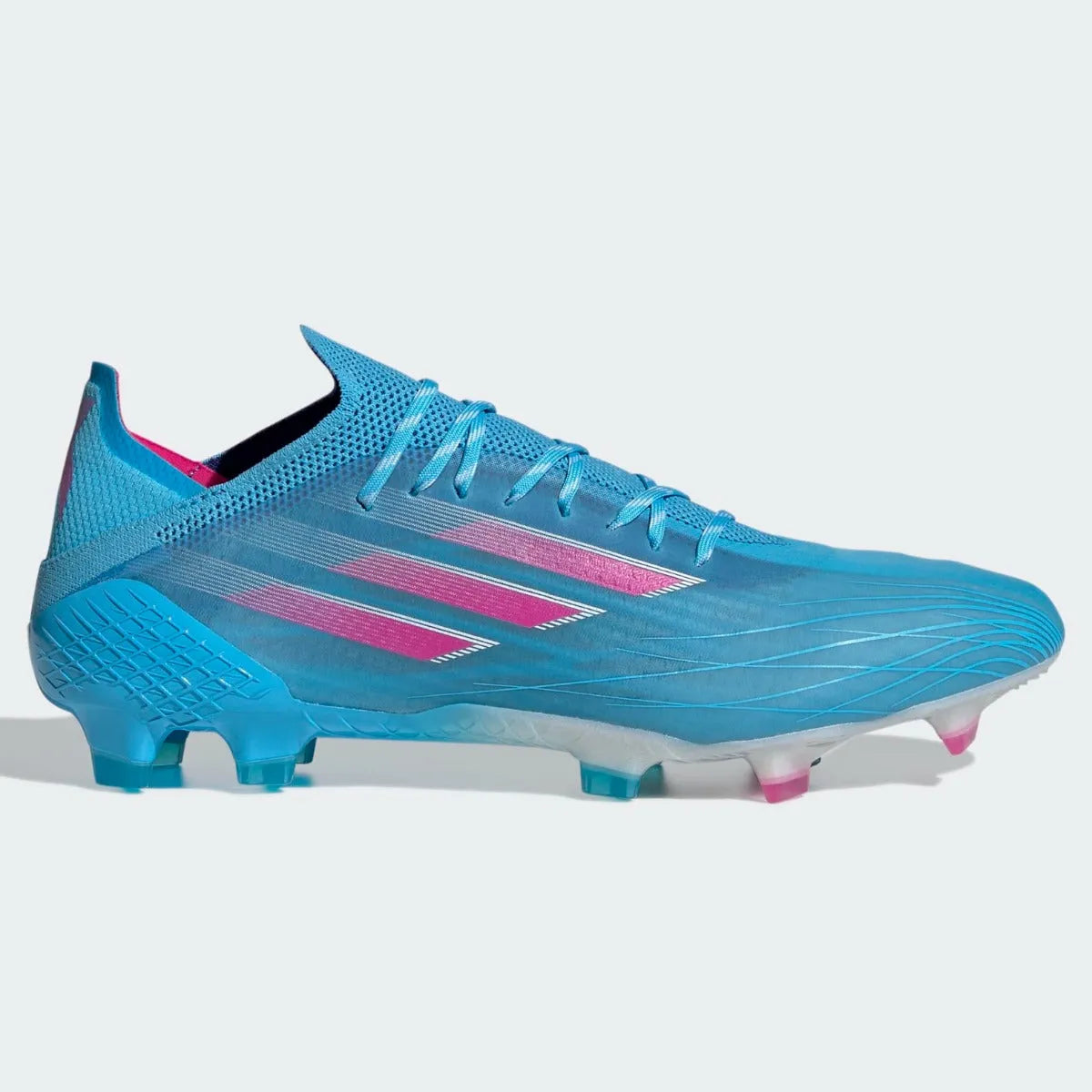 Adidas X Speedflow .1 FG - Sky Rush-Shock Pink (Side 1)