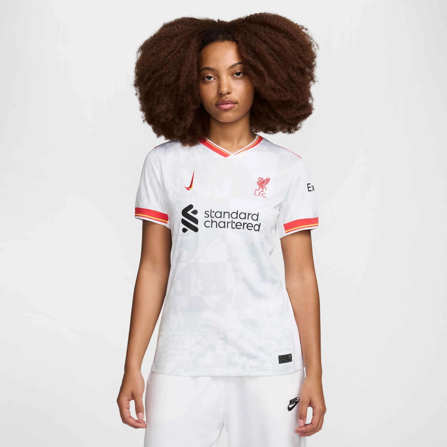 Nike 2024-25 Liverpool Women's Stadium Third Jersey (Model - Front)