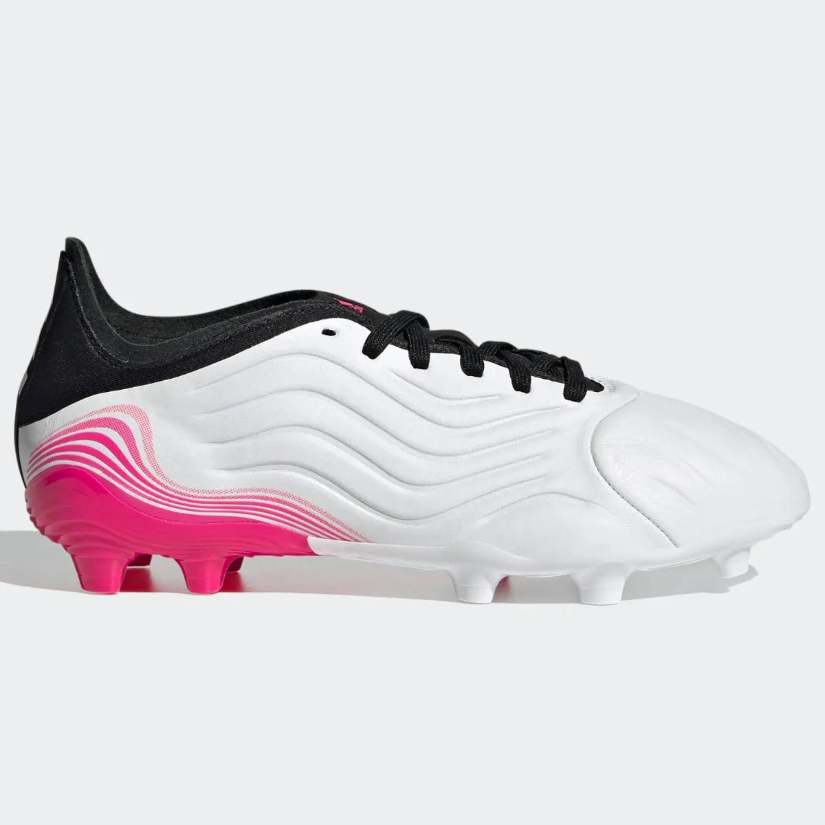 Adidas JR Copa Sense .1 FG - White-Black-Pink (Side 1)