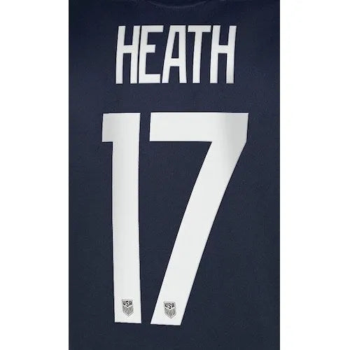 USA 2020/21 Away Womens Heath #17 Jersey Name Sets