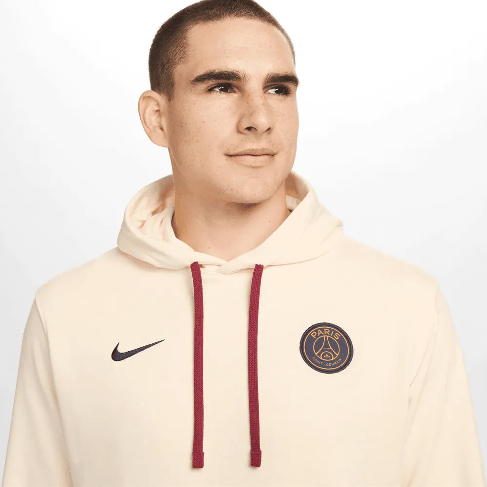 Nike 2023-24 PSG Men's Club Fleece Hoodie (Detail 1)