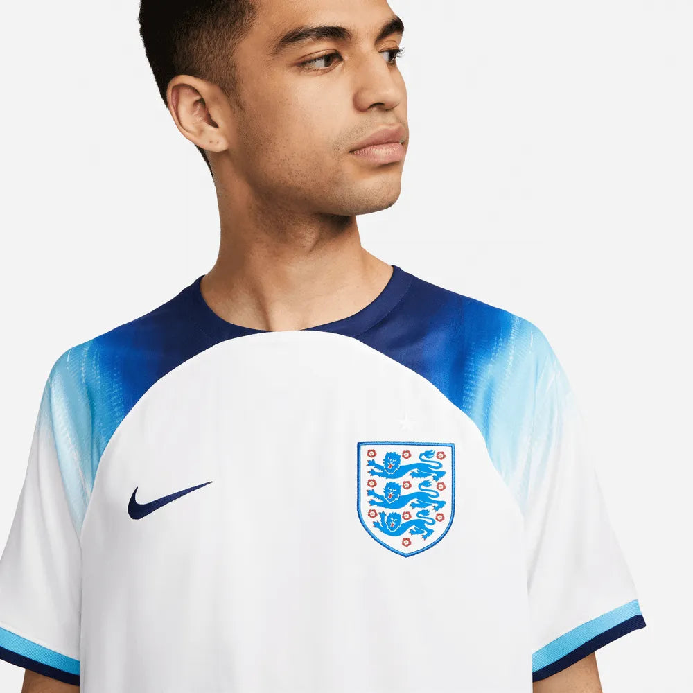 Nike 2022-23 England Home Jersey - White-Blue (Detail 1)