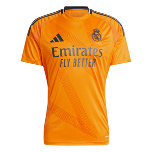 adidas 2024-25 Real Madrid Men's Stadium Away Jersey Crew Orange (Front)