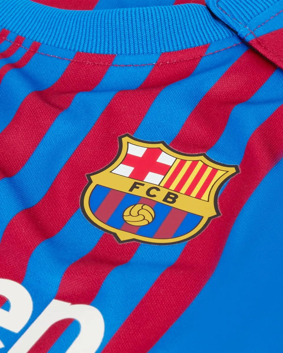 Nike 2021-22 Barcelona Baby Home Kit - Soar-Noble Red (Detail 1)